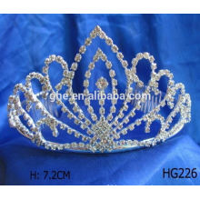 Good service factory directly crown shaped ring tiara